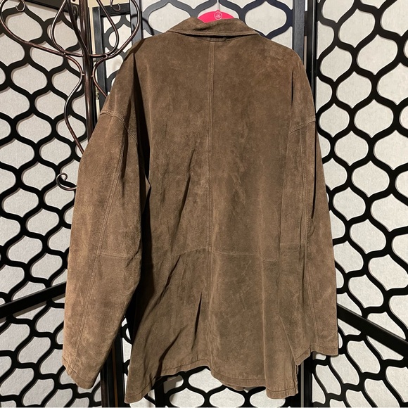 Brandon Thomas suede leather brown jacket - Picture 6 of 8